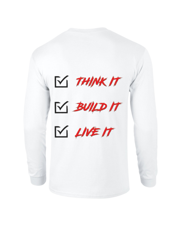 Lifestyle Settingz white Longsleeve - Image 3